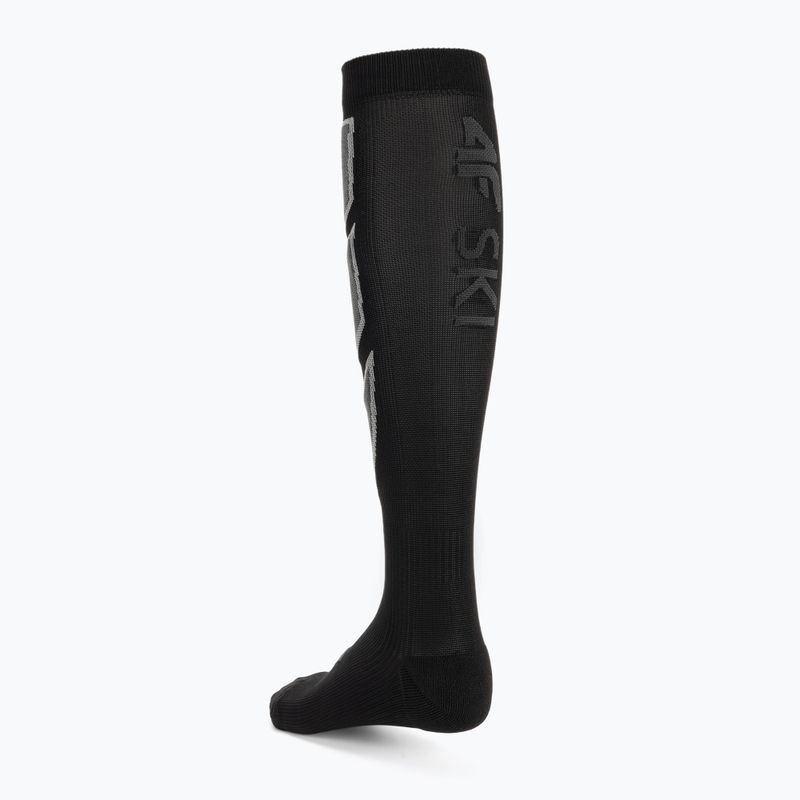 Men's ski socks 4F black 4FAW22UFSOM030 2