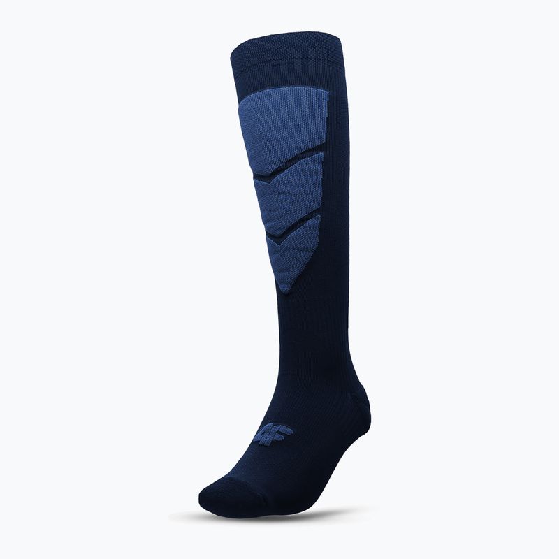 Men's ski socks 4F navy blue 4FAW22UFSOM030 5