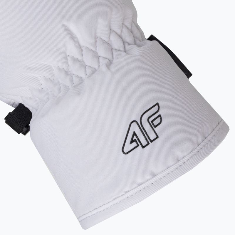 Women's ski gloves 4F white H4Z22-RED002 4