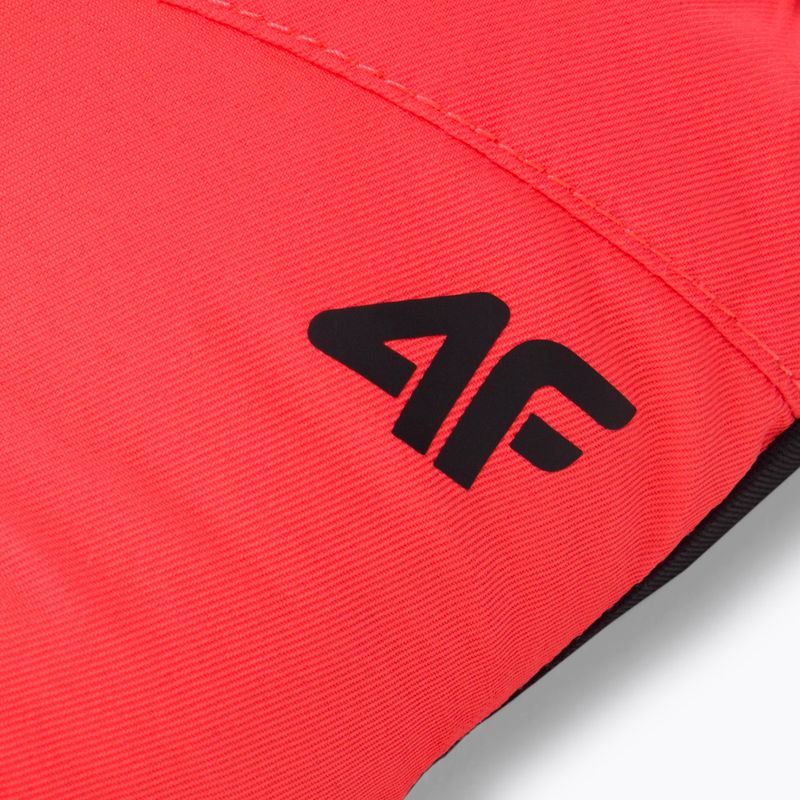 Women's ski gloves 4F red H4Z22-RED003 6