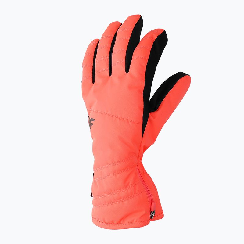 Women's ski gloves 4F red H4Z22-RED003 8
