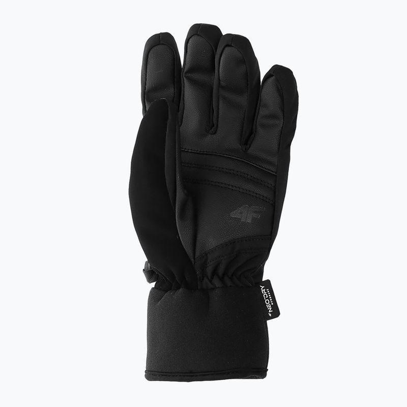 Women's ski gloves 4F black H4Z22-RED004 8