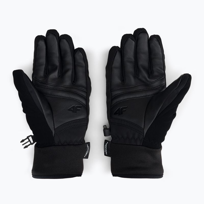 Women's ski gloves 4F black H4Z22-RED004 2