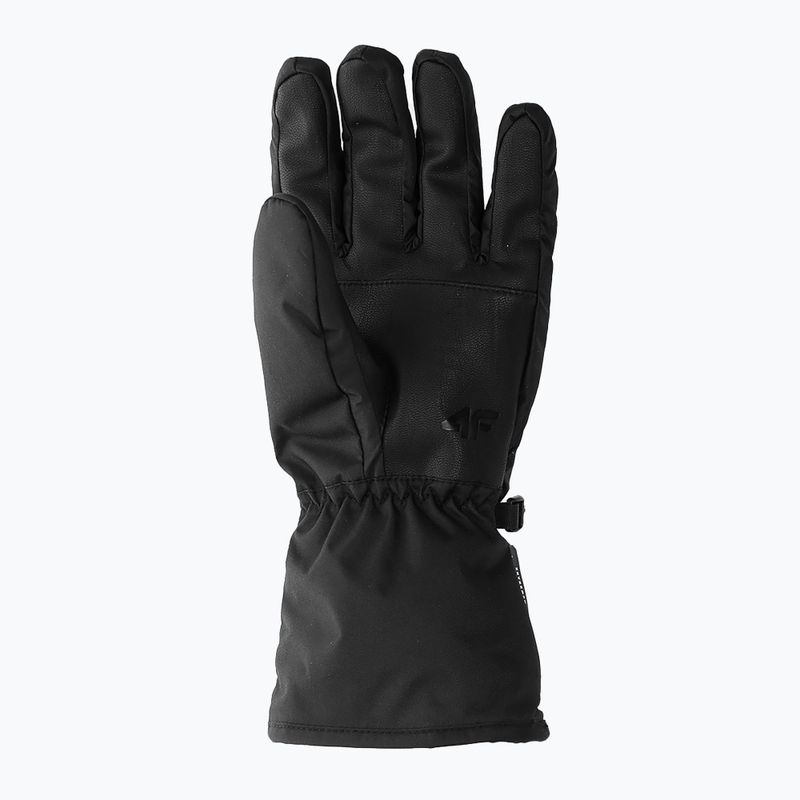 Men's ski gloves 4F black H4Z22-REM002 2