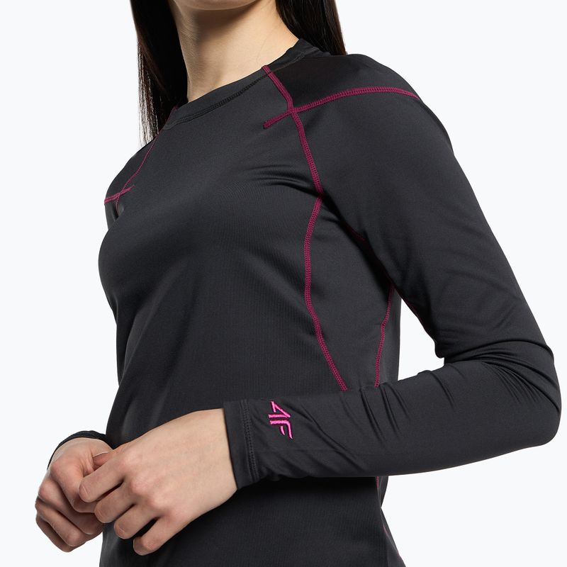 Women's thermal top 4F BIDP060G anthracite 4
