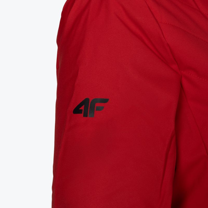 Women's ski jacket 4F red H4Z21-KUDN003 15