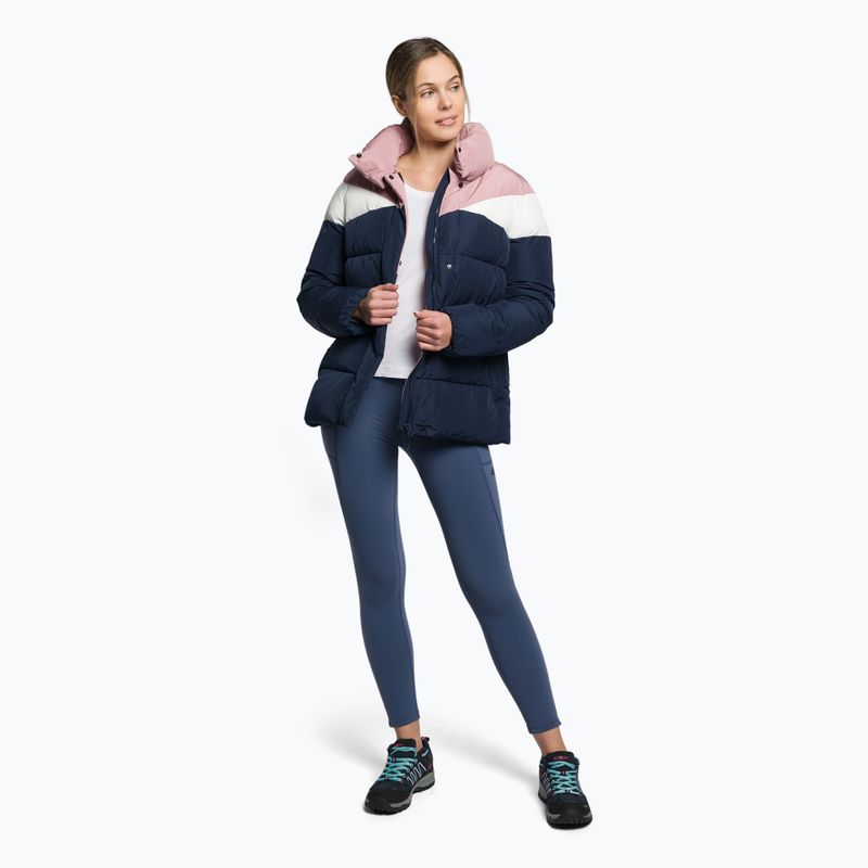 Women's down jacket 4F navy blue H4Z21-KUDP007 2