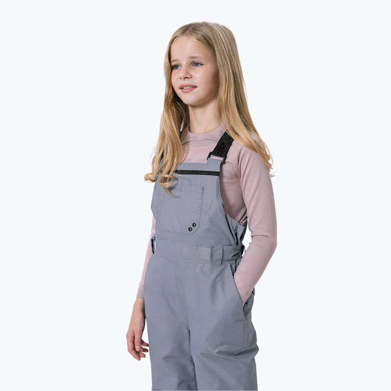 Children's ski trousers 4F blue HJZ22-JSPDN002 2