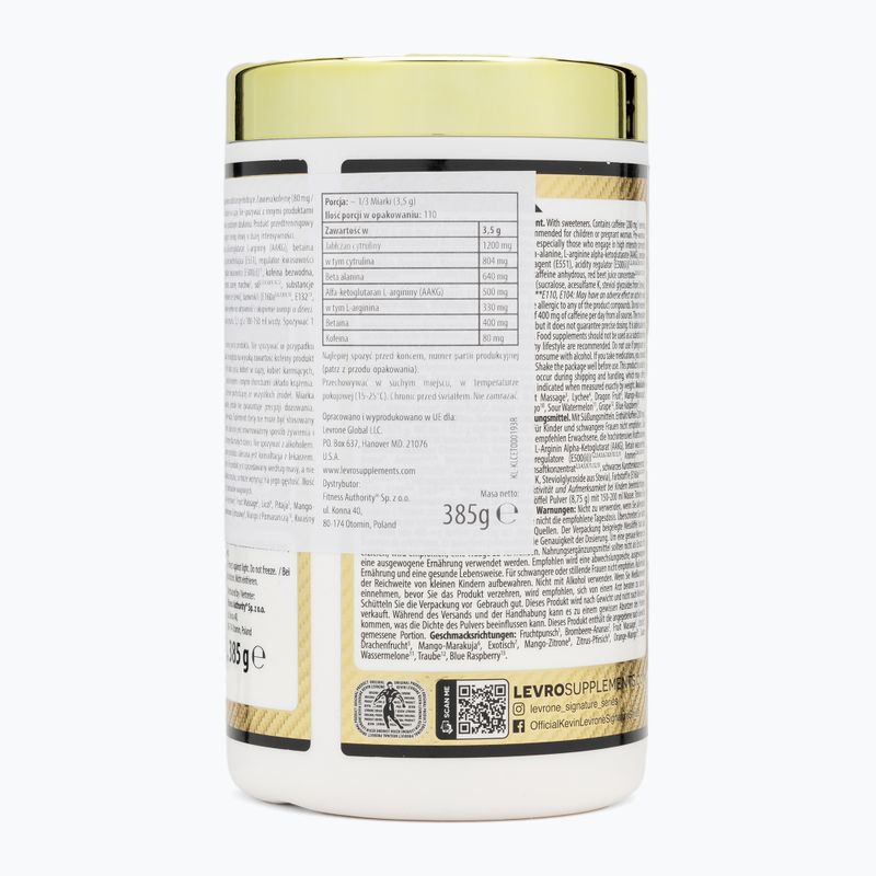 Fitness Authority Levrone Gold Maryland Muscle Machine pre-workout 385 g exotic 2