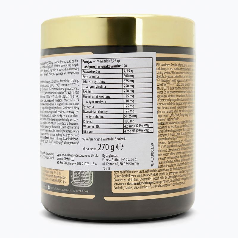 Pre-workout Fitness Authority Levrone Scatterbrain 270 g mango/lemon 2