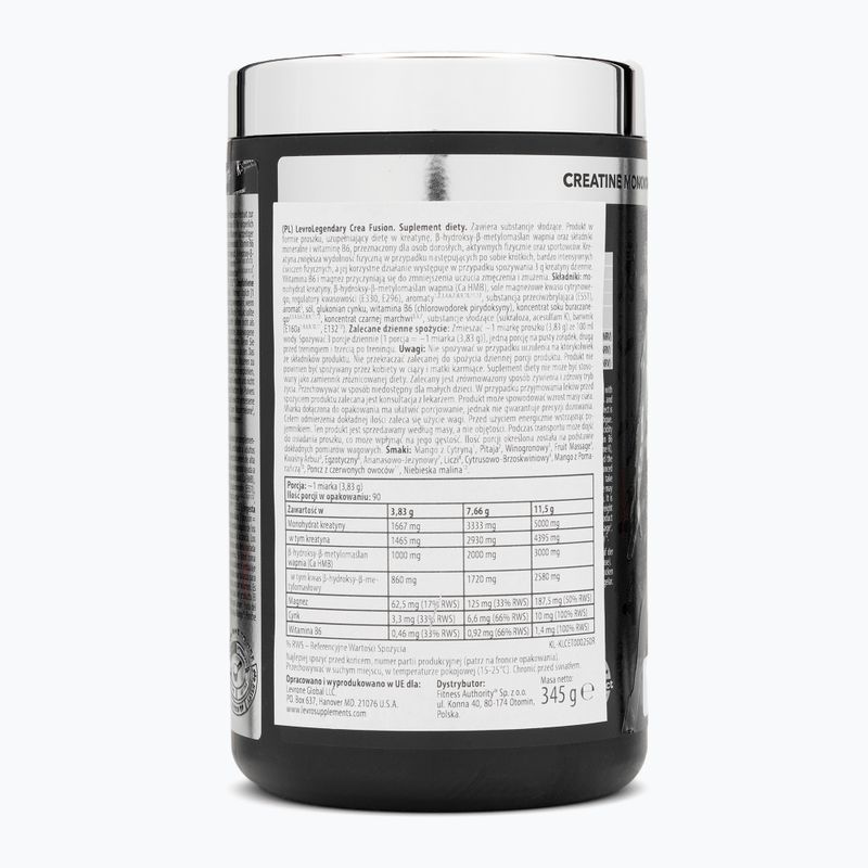 Fitness Authority creatine Levrone Levrole Crea 345 g dragon fruit 2