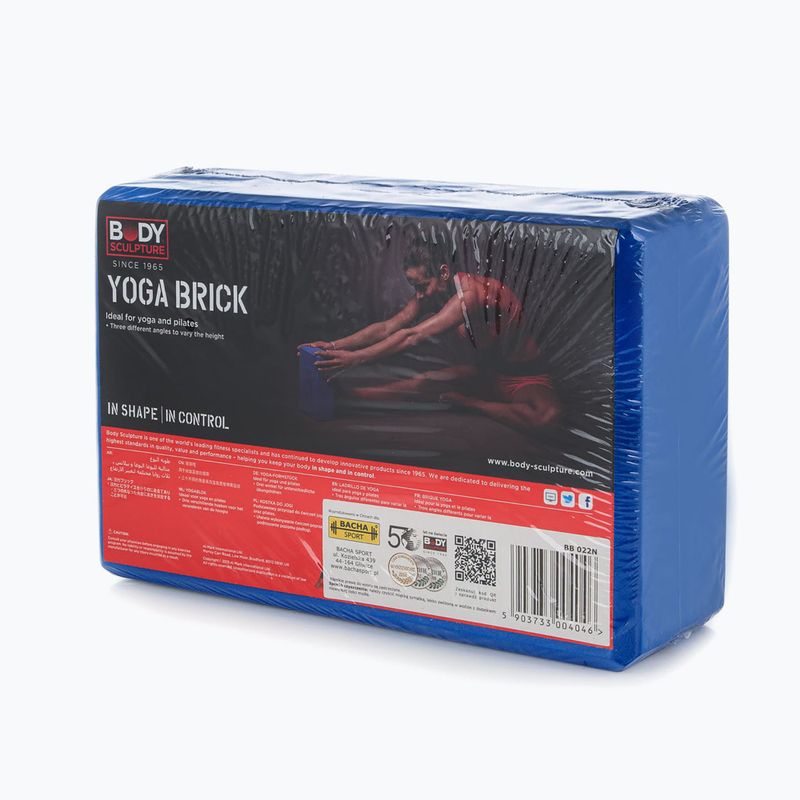 Yoga block Body Sculpture Bb 022 blue 5