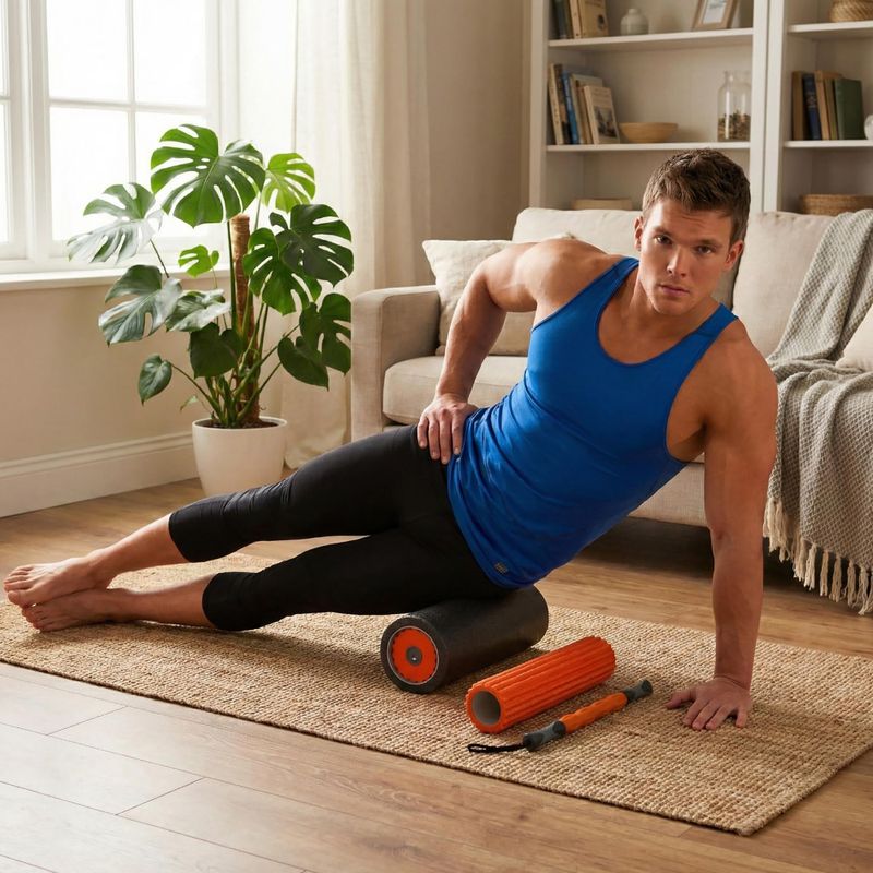 Massage roller Body Sculpture 3w1 BB 0231 black/orange 15