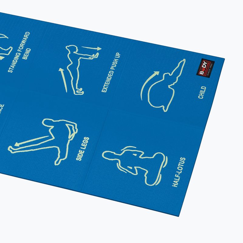 Fitness mat Body Sculpture BB 8301 4 mm blue 4