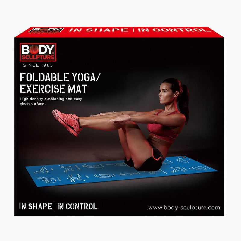 Fitness mat Body Sculpture BB 8301 4 mm blue 6