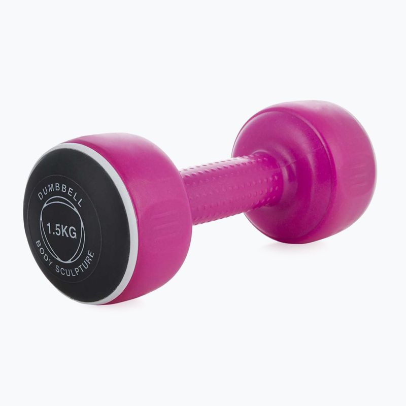 Vinyl dumbbells Body Sculpture Smart Bw 108 3 kg pink 3