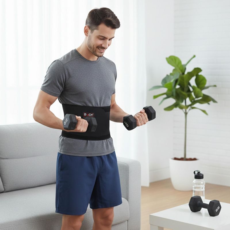 Weight loss belt Body Sculpture Sb 876C black 7