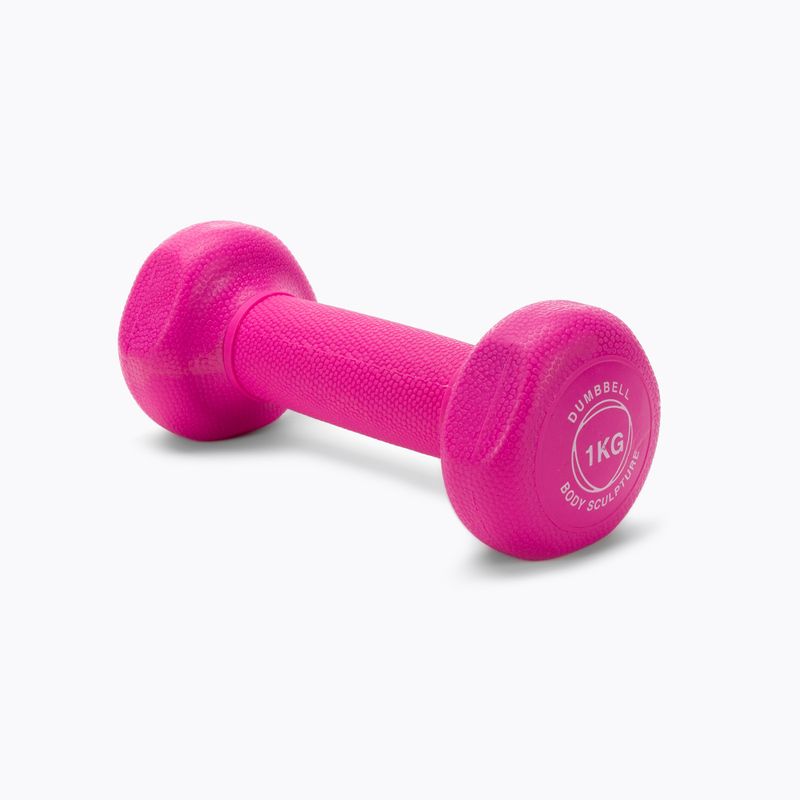 Body Sculpture neoprene dumbbell 1kg pink BW 131_1KG
