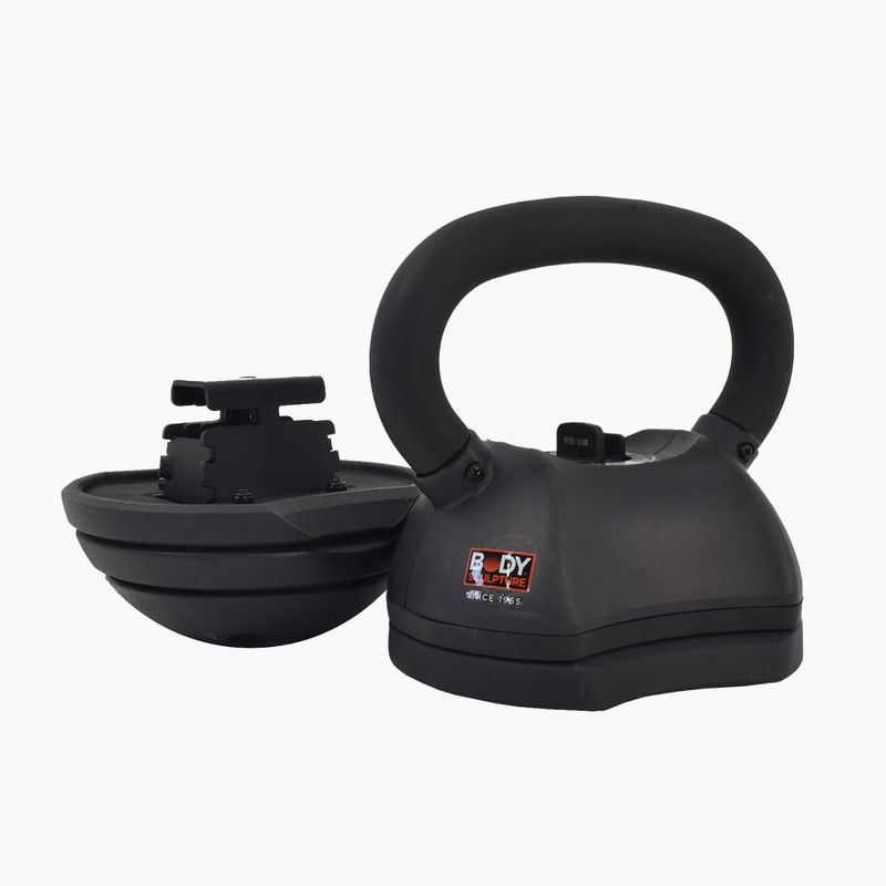 Adjustable kettlebell Body Sculpture BW 126 13 kg black 3