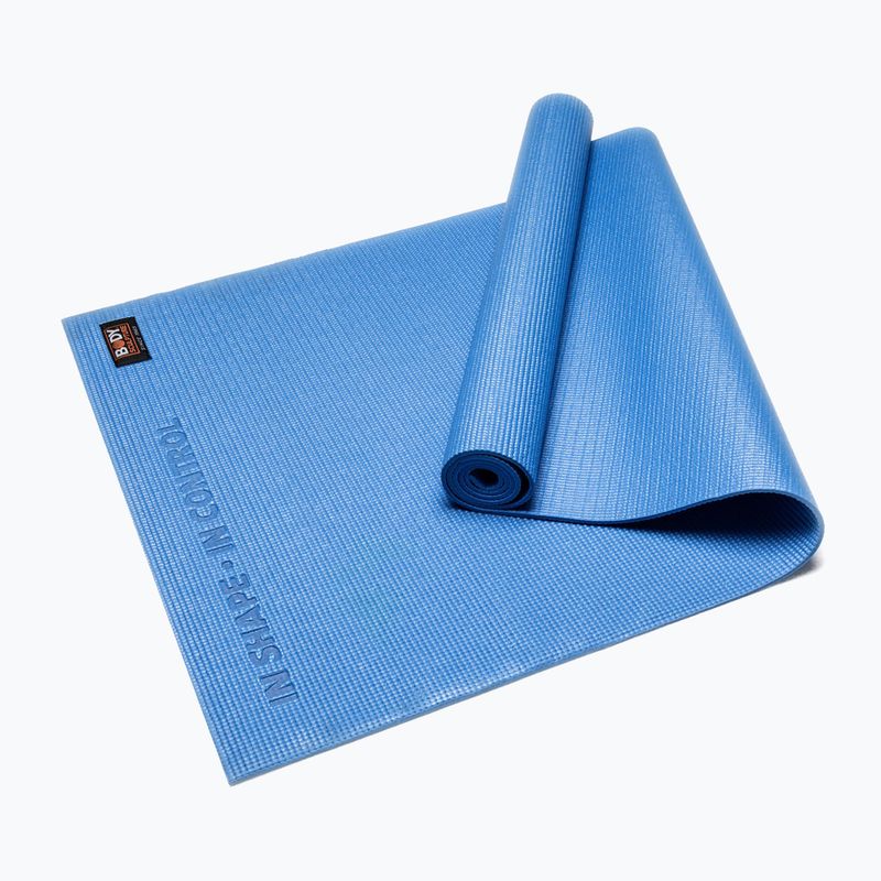 Fitness mat Body Sculpture BB 8300D 4 mm blue 4