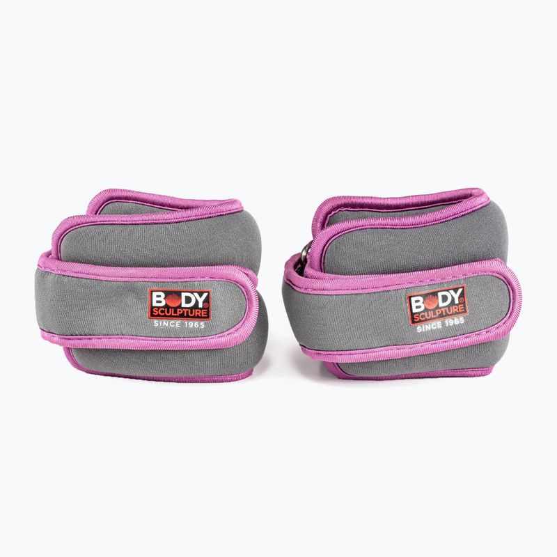 Wrist weights Body Sculpture Bb 2700Uepk 2 x 0,5 kg grey/pink 2