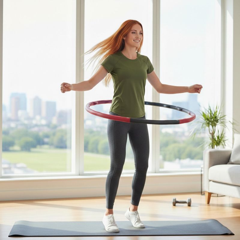 Weighted hula hoop Body Sculpture Bb 6450 2 Kg black/red 10