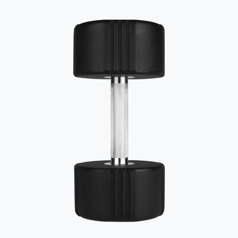 Rubber-coated dumbbell Body Sculpture TPU BW 133 16 kg black 3