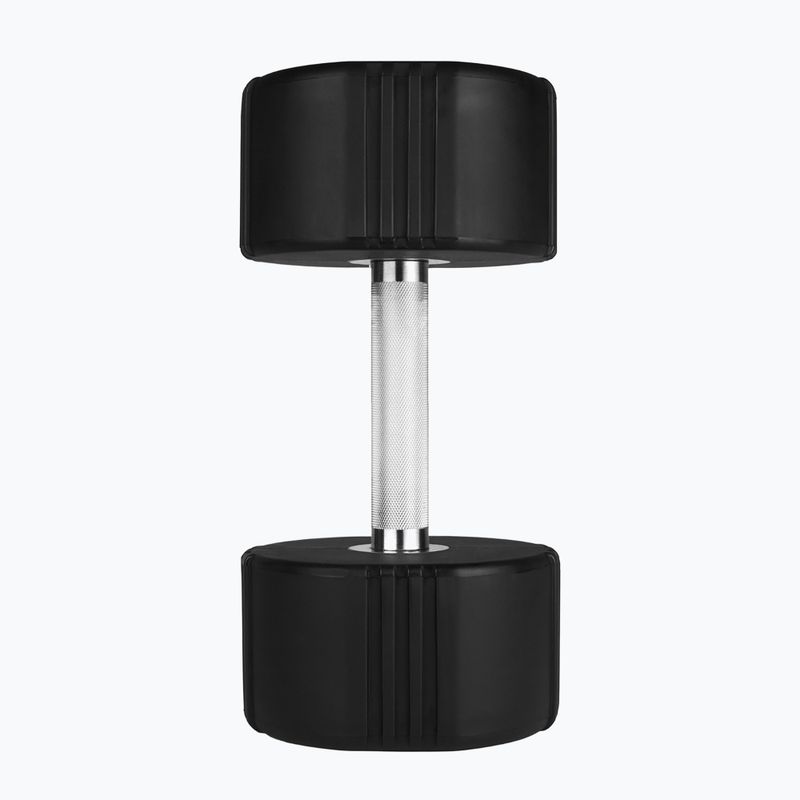 Rubber-coated dumbbell Body Sculpture TPU BW 133 18 kg black 3