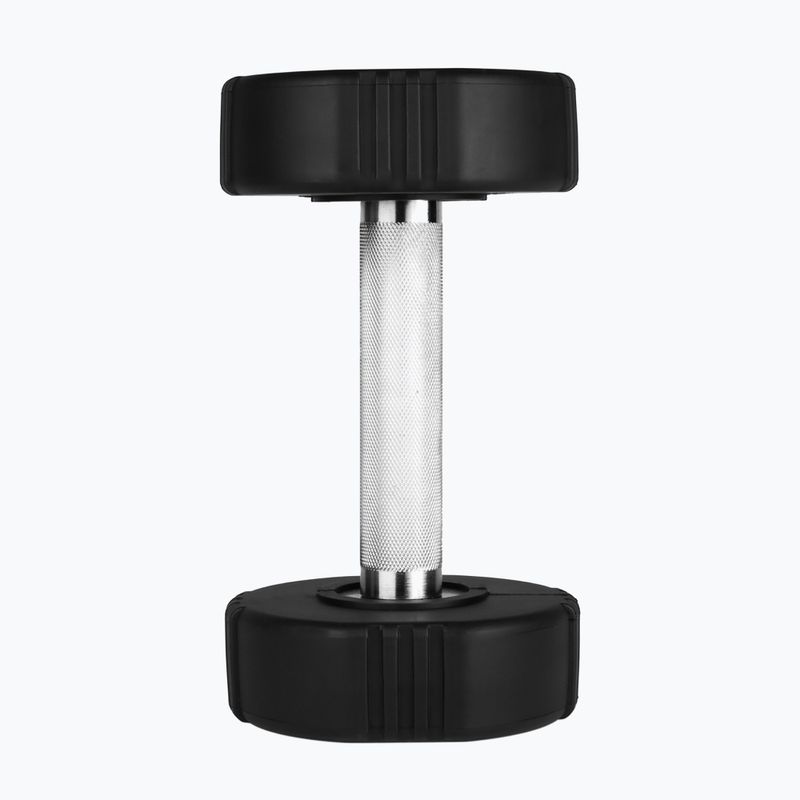 Rubber-coated dumbbell Body Sculpture TPU BW 133 4 kg black 3