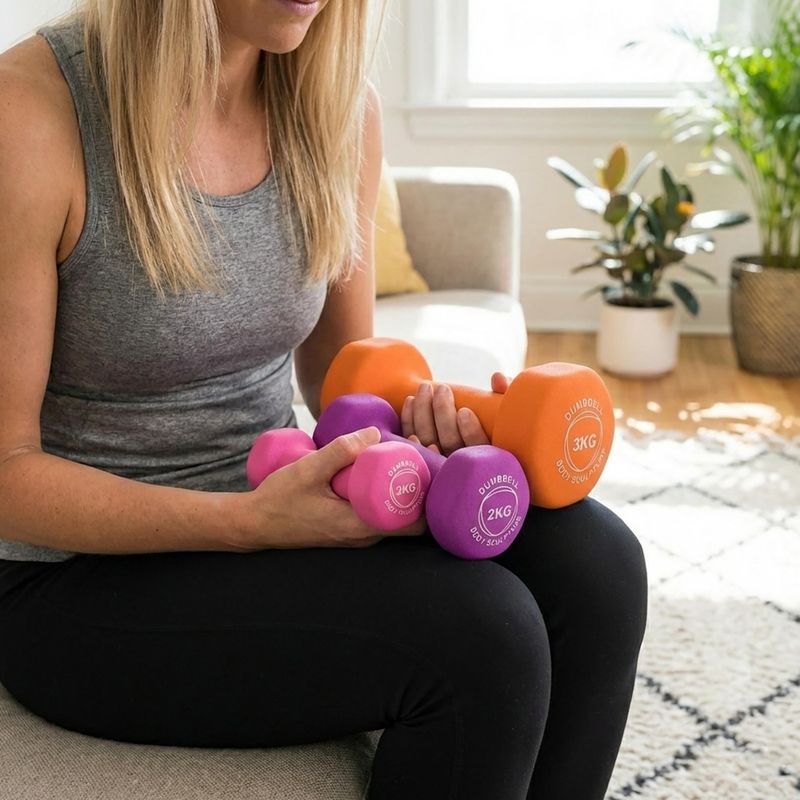 Rubber-coated dumbbell Body Sculpture BW 513 z PVC 1 kg pink 9