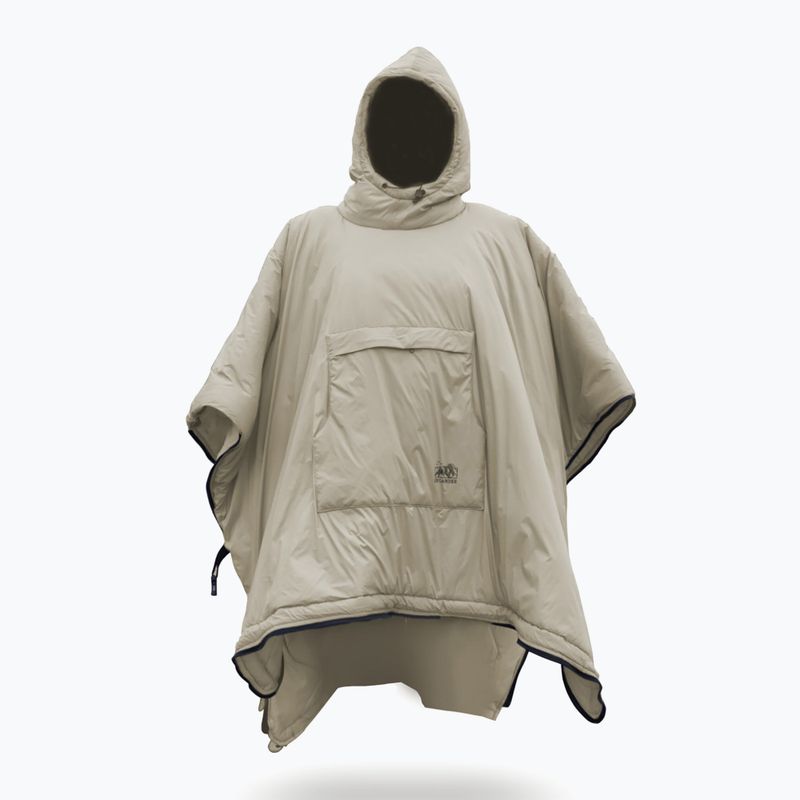 OFFLANDER insulated Waterproof grey Poncho 3