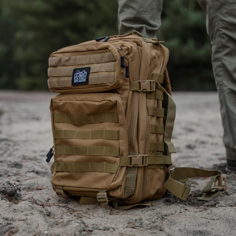 Hiking backpack OFFLANDER Survival 43 l khaki 6