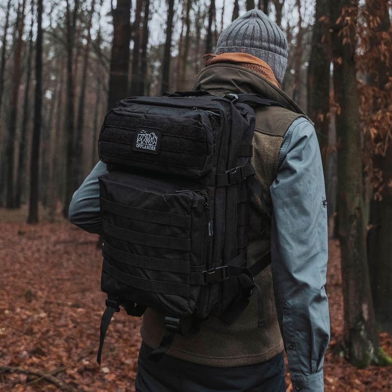 Hiking backpack OFFLANDER Survival 43 l black 7