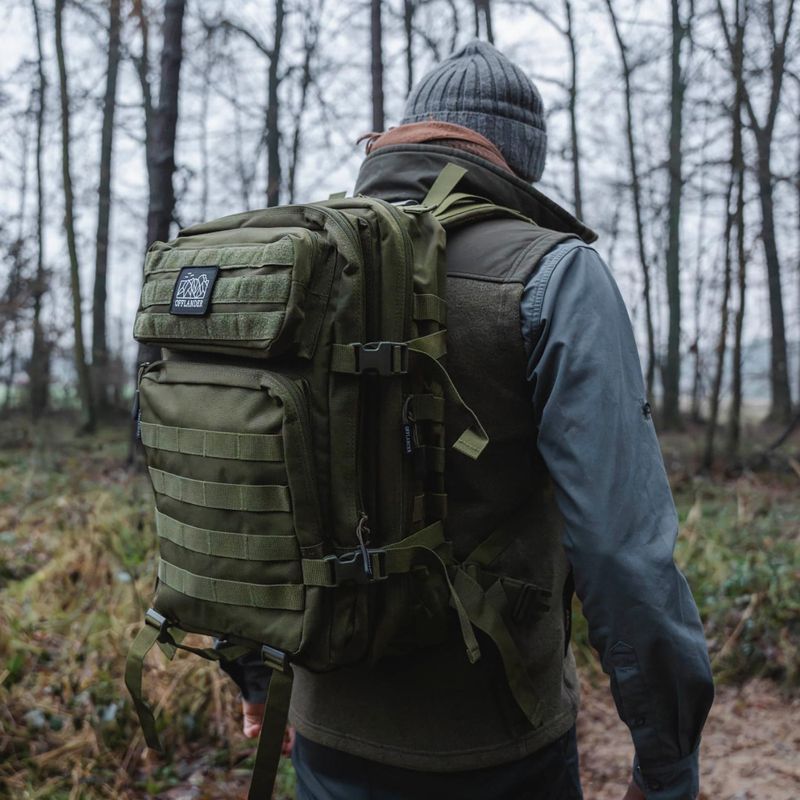 Hiking backpack OFFLANDER Survival 43 l green 8