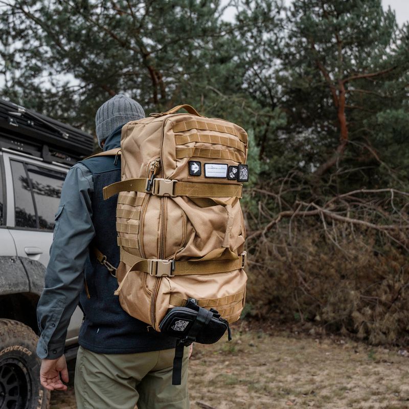 Hiking backpack OFFLANDER Offroad Bag 3w1 54 l khaki 6