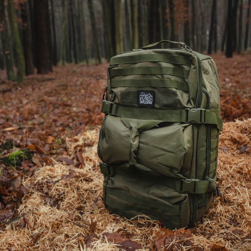 Hiking backpack OFFLANDER Offroad Bag 3w1 54 l green 5
