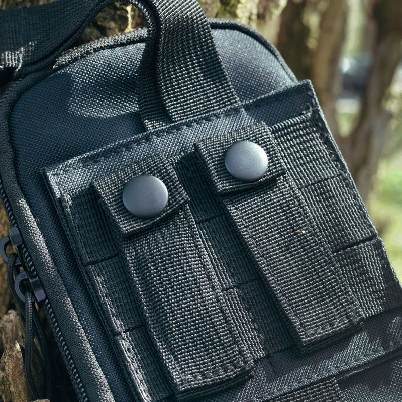 Tactical pouch Offlander Molle z rzepem na dokumenty black 10