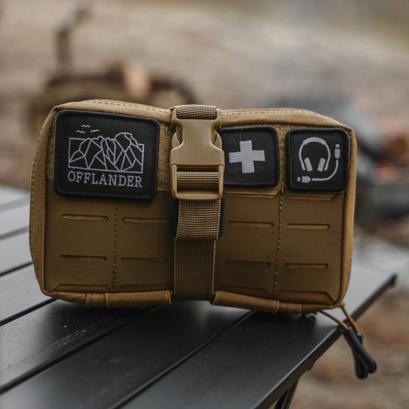 Tactical pouch OFFLANDER Molle Powerbank 1 l khaki 4