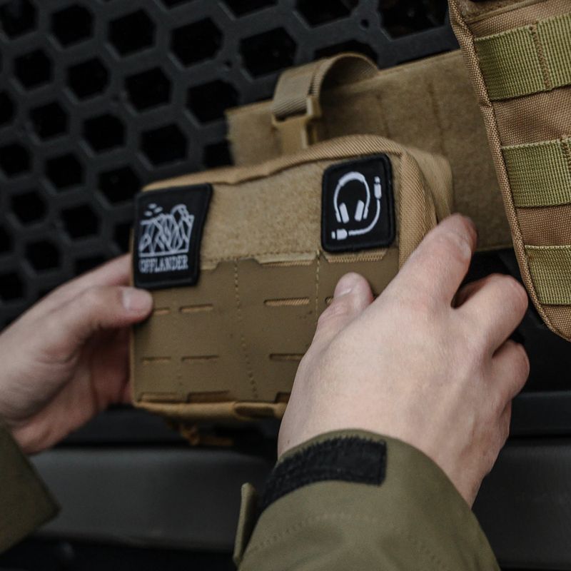 Tactical pouch OFFLANDER Molle Powerbank 1 l khaki 6