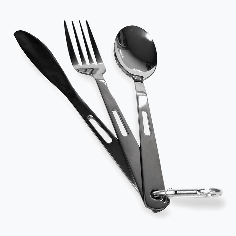 Cutlery set OFFLANDER Camping Cutlery Set with Case green 8