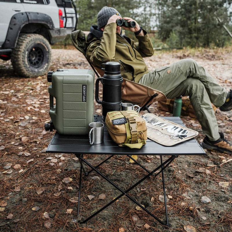 OFFLANDER black folding camping table 7