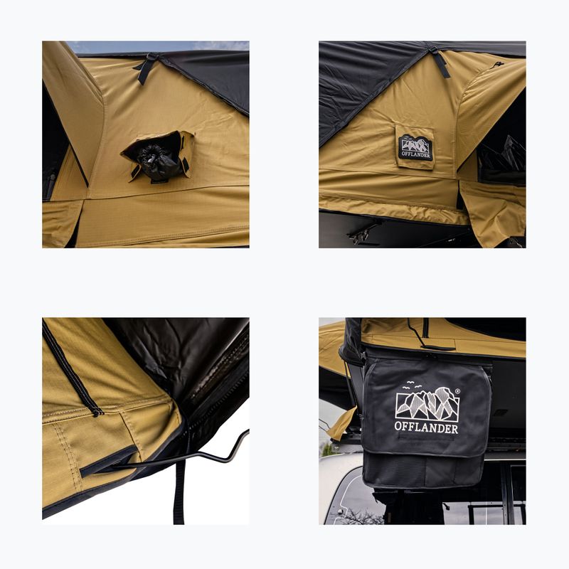 2-person roof tent OFFLANDER Fold 2 sand 9