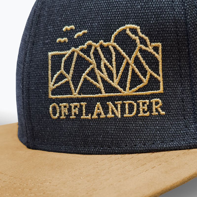 Baseball cap Offlander Snapback black/sand 3