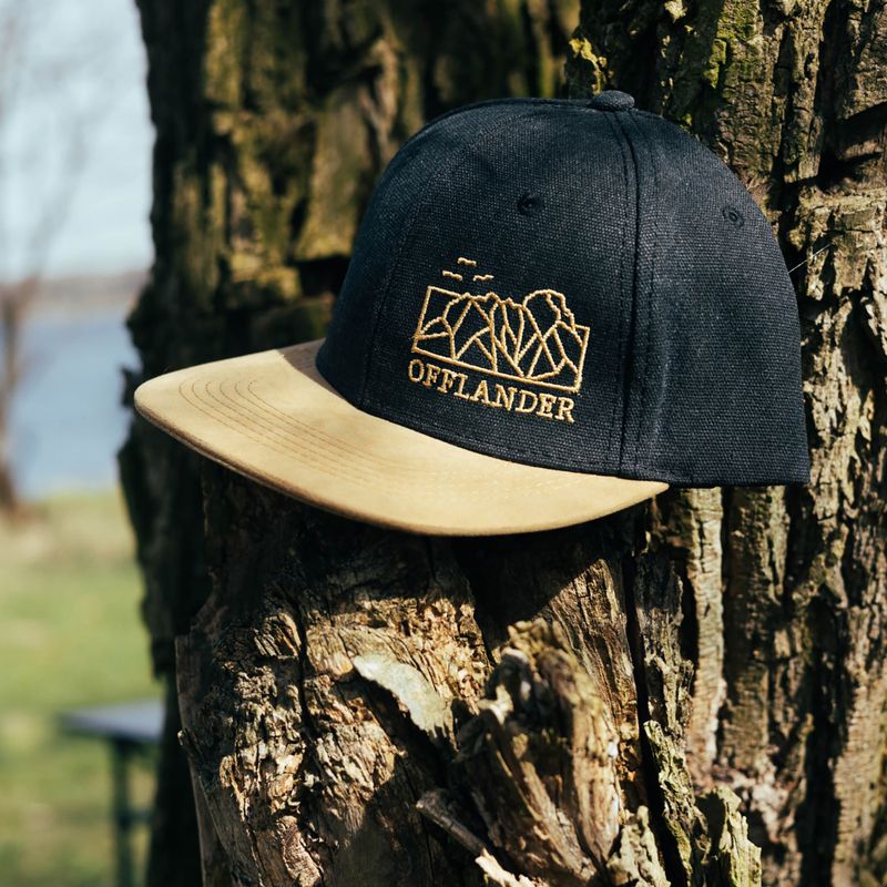 Baseball cap Offlander Snapback black/sand 4