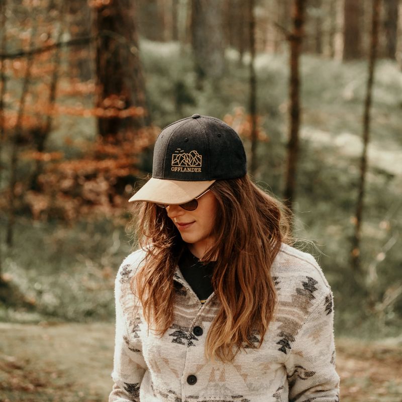 Baseball cap Offlander Snapback black/sand 6
