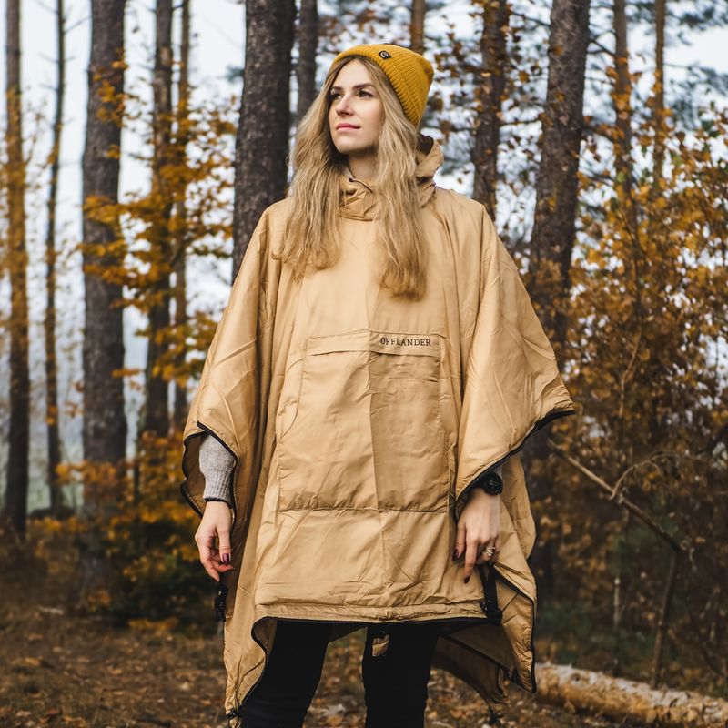 Poncho OFFLANDER OFF_CACC lightweight heated yellow 4