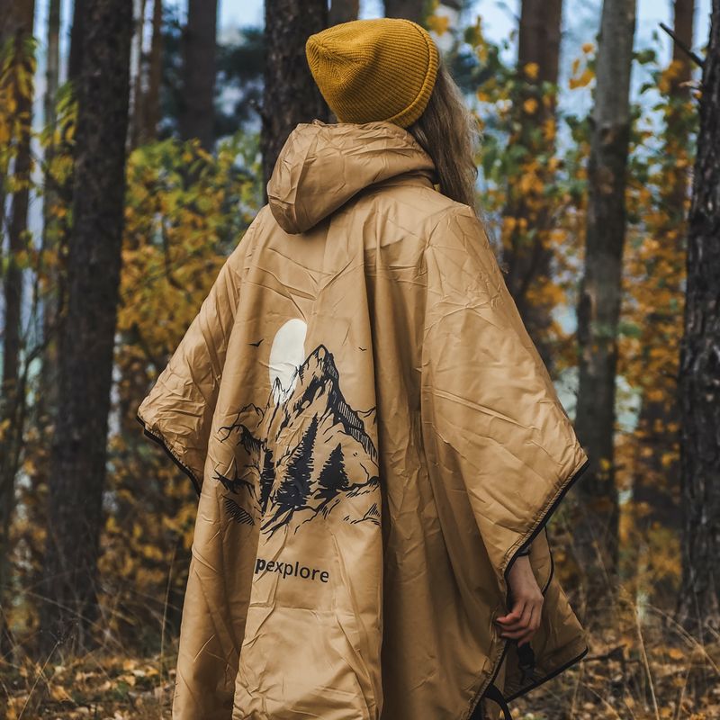 Poncho OFFLANDER OFF_CACC lightweight heated yellow 5