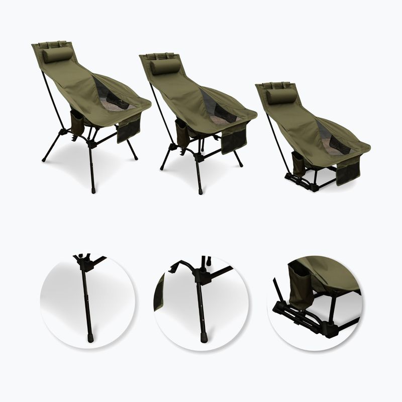 Travel chair OFFLANDER Off_Acc_50 składane olive 5