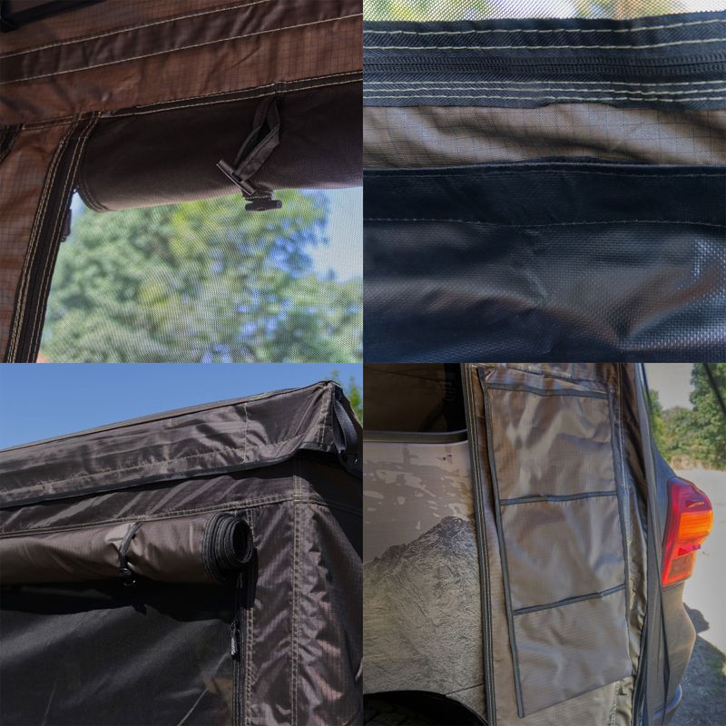 Tent vestibule Offlander Off_Acc_Square_L_An Do Markizy Bocznej Kwa Drat black 7