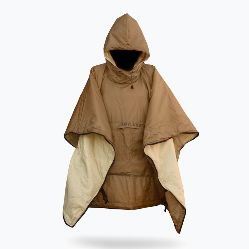 Poncho OFFLANDER OFF_CACC lightweight heated brown 4